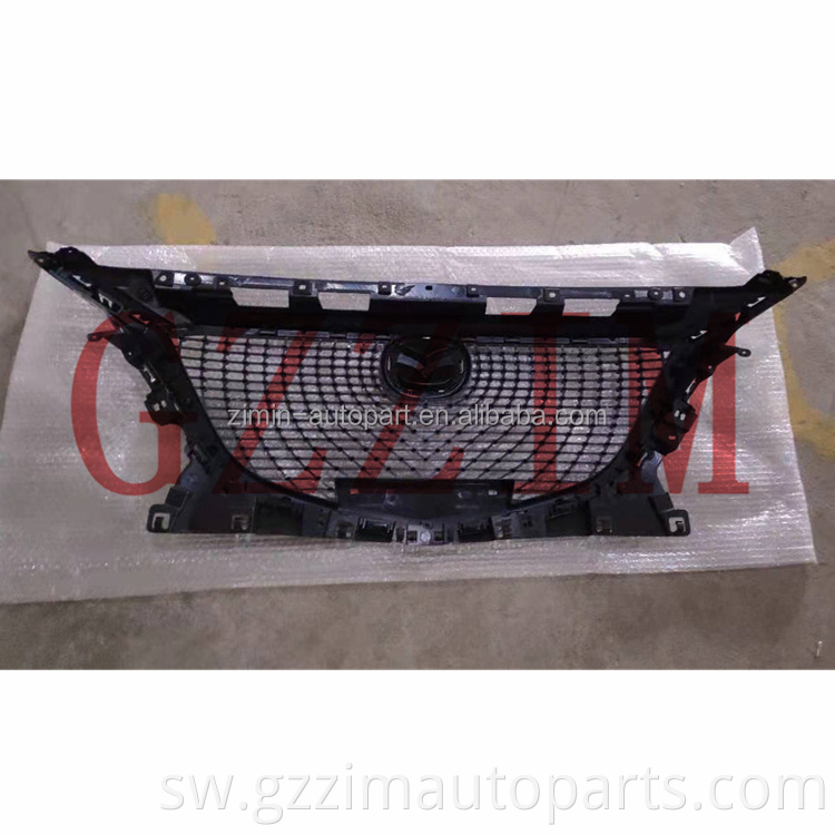 ABS Plastiki Diamond ncha mbele ya grill ya katikati kwa Mazda 3 2015-2017